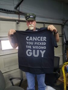 Tom Ross cancer you picked the wrong guy tshirt